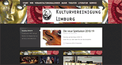 Desktop Screenshot of kulturvereinigung-limburg.de