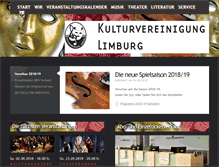 Tablet Screenshot of kulturvereinigung-limburg.de